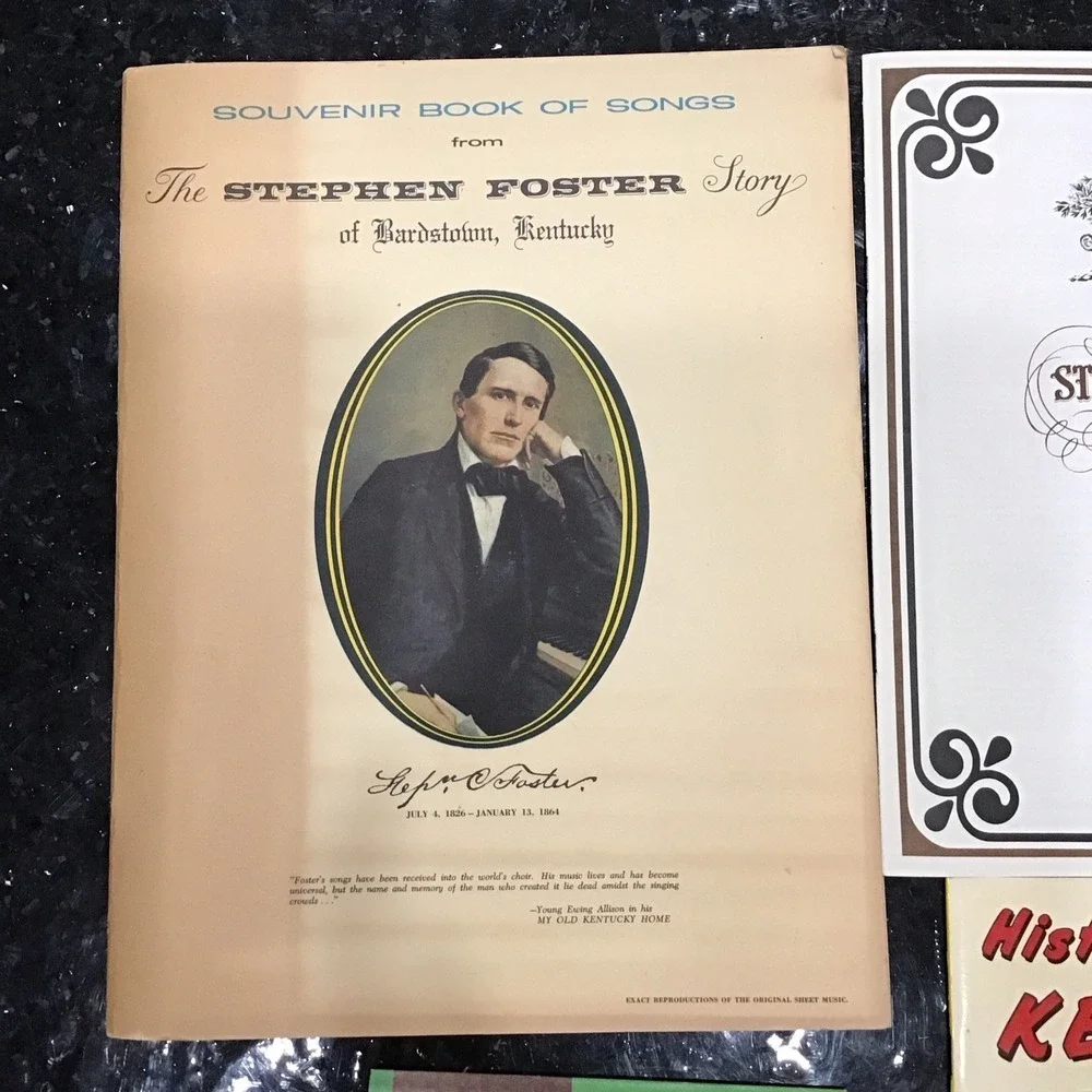Vintage Kentucky Souvenir Booklets & Postcards Churchill Downs Bardstown Foster